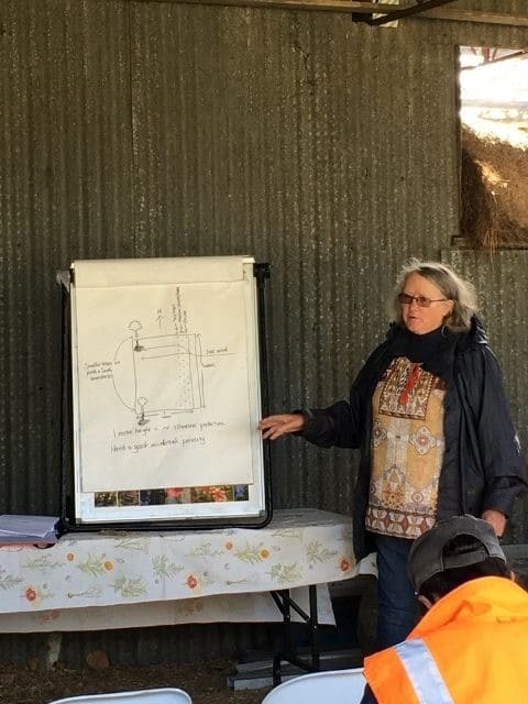 woman speaking to group