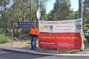 Community members helped direct traffic National Tree Day Celebration