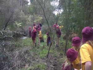 Jarrahdale school children at Turtle Creek