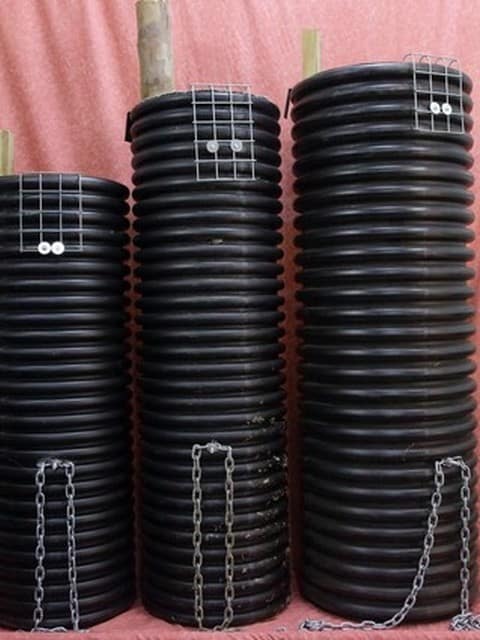 corrugated polypipe nestbox for black cockatoo