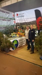 Landcare SJ stall volunteers showcase the wares of the Serpentine Jarrahdale Area.