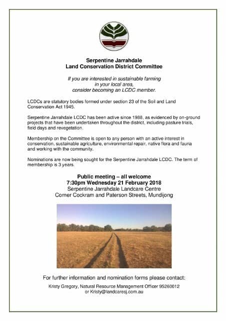 LCDC renomination meeting flyer