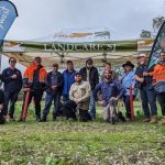 group of environmental attendees at planting site